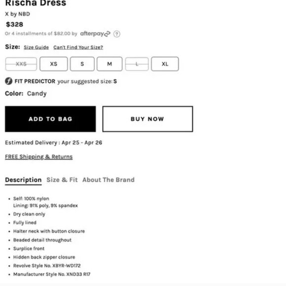 NWT NBD X Revolve Rischa Dress - Picture 3 of 13